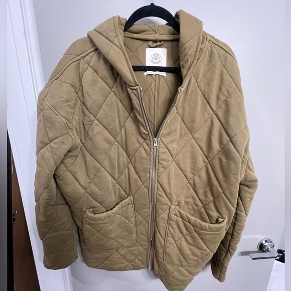 Urban Outfitters quilted jacket with hood - Picture 1 of 4